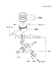 Kawasaki FA210R-JS00 - Kawasaki Engine PISTON/CRANKSHAFT