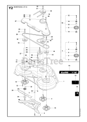 Husqvarna PR 17 AWD (966772701) - Husqvarna Swedish Riding Mower (2012-02) 44"/112CM CUTTING DECK