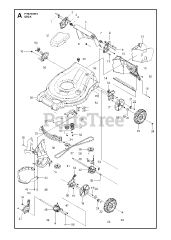 Poulan PR 675 AWD (961420143-00) - Poulan Walk-Behind Mower (2016-09)