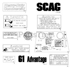 Scag STHM-23CV - Scag Three-Wheel Riding Mower, 23hp Kohler (SN: A3900001 - A3999999)