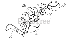 Snapper 7060373 - Snapper 36" Rear PTO Tiller Attachment for MF Series