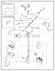 Jonsered LT 2217 A (960410113-05) - Jonsered Lawn Tractor (2012-08) ELECTRICAL