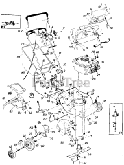 MTD 127-366-027 - MTD Walk-Behind Mower (1987) (Hardware Hank)