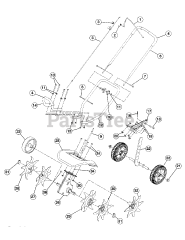 Craftsman 316.292711 (21BS144R799) - Craftsman Tiller (2007) (Sears)