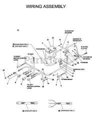 Husqvarna iZ 5223 (968999526) - Husqvarna 52" Zero-Turn Mower (2006-08) WIRING HARNESS