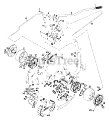 Gravely 985056 (5200) - Gravely Walk-Behind 2-Wheel Tractor, 8hp, Manual Start (SN: 000101 & Above)