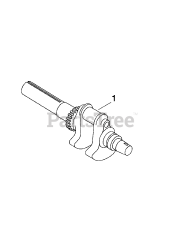Cub Cadet LT 1045 (13BP11CH756) - Cub Cadet 46" Lawn Tractor (2007 & Before) Kohler SV710-0019 Crankshaft