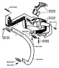 Husqvarna 33 - Husqvarna Chainsaw (1989-05) Front/Handle