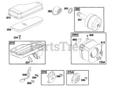 Briggs & Stratton 258702-0104-01 - Briggs & Stratton Vertical Engine