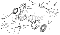 Kohler CV12.5-1284 - Kohler Command PRO Engine, Made for Bunton, 12.5hp Ignition/Electrical 5-27-56