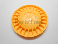 MTD 731-1426A Spoke Hub Cap, Yellow With Spring - image 1