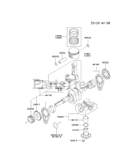 Kawasaki FE350D-BS12 - Kawasaki Engine PISTON/CRANKSHAFT