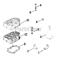 Kohler K241-46652 - Kohler K-Series Engine, Basic Version, 10hp, 7.5kW