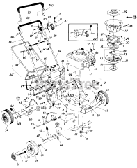 MTD 117-314-000 - MTD Walk-Behind Mower (1987)