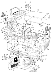 MTD 137-332-081 - MTD Lawn Tractor (1987) (Arrow Amity Stores)