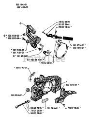Husqvarna 40 - Husqvarna Chainsaw (1989-06) Chain Brake Assembly