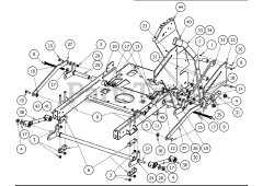 Bad Boy Revolt - Bad Boy Stand-On Mower (2020) DECK HEIGHT LEVER ASSEMBLY