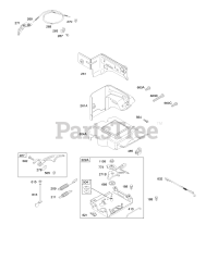 Briggs & Stratton 20E214-0359-E1 - Briggs & Stratton Horizontal Engine Controls, Governor Spring