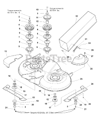 Simplicity 1693685 - Simplicity 40" Mower Deck, Rear-Discharge