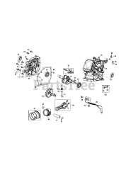 MTD 170-C0A - MTD Engine 170-C0A Crankcase