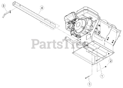 Bear Cat DL 8 - Bear Cat 8" Debris Loader, 404cc Subaru (SN: F03552 - G08591) Receiver Mount Kit