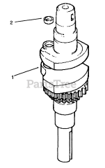 Toro 72062 (264-6) - Toro Yard Tractor (SN: 049000001 - 049999999) (1994) Crankshaft