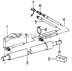 Cub Cadet Accessory - Cub Cadet 42" & 54" Hydr. Angle Push Blade Hydraulic Angled Blade Attachment