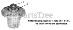 Snapper 7063240 - Snapper 48" Bearing Pre-Seal Kit
