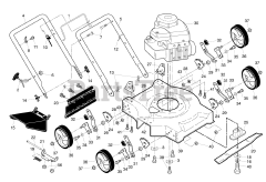 Murray 20P45L00 (96117001700) - Murray 20" Walk-Behind Mower (2013)