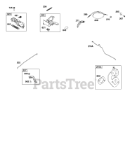 Briggs & Stratton 124S07-2127-B1 - Briggs & Stratton Vertical Engine Controls, Governor Spring, Thermostat
