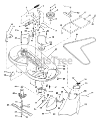 Poulan Pro PP 11536 - Poulan Pro Lawn Tractor Mower Deck