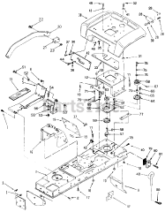 Toro R2-17K502 (227-5) - Toro Lawn Tractor (1990)