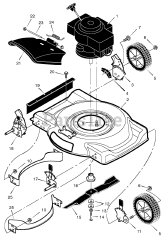 Murray 22405A - Murray 22" Walk-Behind Mower (1998)
