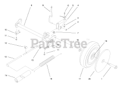 Toro 20803 - Toro 48cm Recycler Walk-Behind Mower (SN: 089000001 - 089999999) (1998)