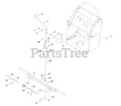 Exmark VTS651KA484 - Exmark 48" Vantage S-Series Stand-On Mower, Kawasaki FX651V (SN: 313000000 - 313999999) (2013) Park Brake Assembly