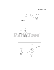 Kawasaki FD620D-AS21 - Kawasaki Engine FUEL-TANK/FUEL-VALVE