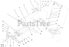 Toro 73363 (312-8) - Toro Garden Tractor (SN: 079000001 - 079999999) (1997)