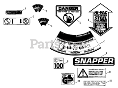 Snapper P 21558BV (80292) - Snapper 21" Walk-Behind Mower, 5.5hp