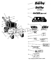 Simplicity HW 1436 - Simplicity Pacer 36" Walk-Behind Mower