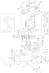 Toro 13AX60RG848 (LX 423) - Toro Lawn Tractor (2009) Parts Lookup with