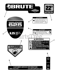 Brute BTPD 22625 (7800661) - Brute 22" Walk-Behind Mower (2010)