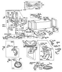 Briggs & Stratton 251707-0175-XX - Briggs & Stratton Vertical Engine Carburetor,Fuel Tank,Elect.