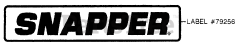 Snapper Z 4801M (80001) - Snapper 48" Mower Deck Assembly