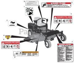 Ariens 991087 - Ariens Max-Zoom 60" Zero-Turn Mower, 24hp Kawasaki (SN: 010000 - 019999)