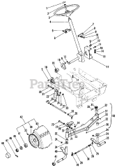 Gravely 931031 (7173-H) - Gravely Lawn Tractor, 17hp Kohler, Hydro Drive (SN: 000101 & Above)