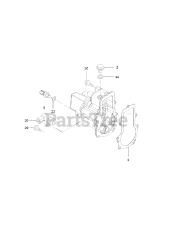 Toro 72028 (7500-D) - Toro 60" Z Master Zero-Turn Mower, Rear-Discharge Deck (SN: 416262337 - 416288793) Governor Assembly