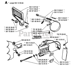 Husqvarna 3120 - Husqvarna Chainsaw (SN: 19942300001 - 19960100000) CHAIN BRAKE