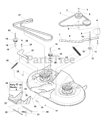 Simplicity 1693685 - Simplicity 40" Mower Deck, Rear-Discharge