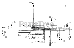 White Outdoor LT-125 (136L691F190) - White Outdoor 38" Lawn Tractor (1996) Wiring Harness And Switches
