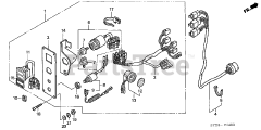Honda BF200 A4 XA (BAEJ) - Honda Marine Engine, Made in Japan (SN: BAEJ-1200001 - BAEJ-1299999) CONTROL PANEL